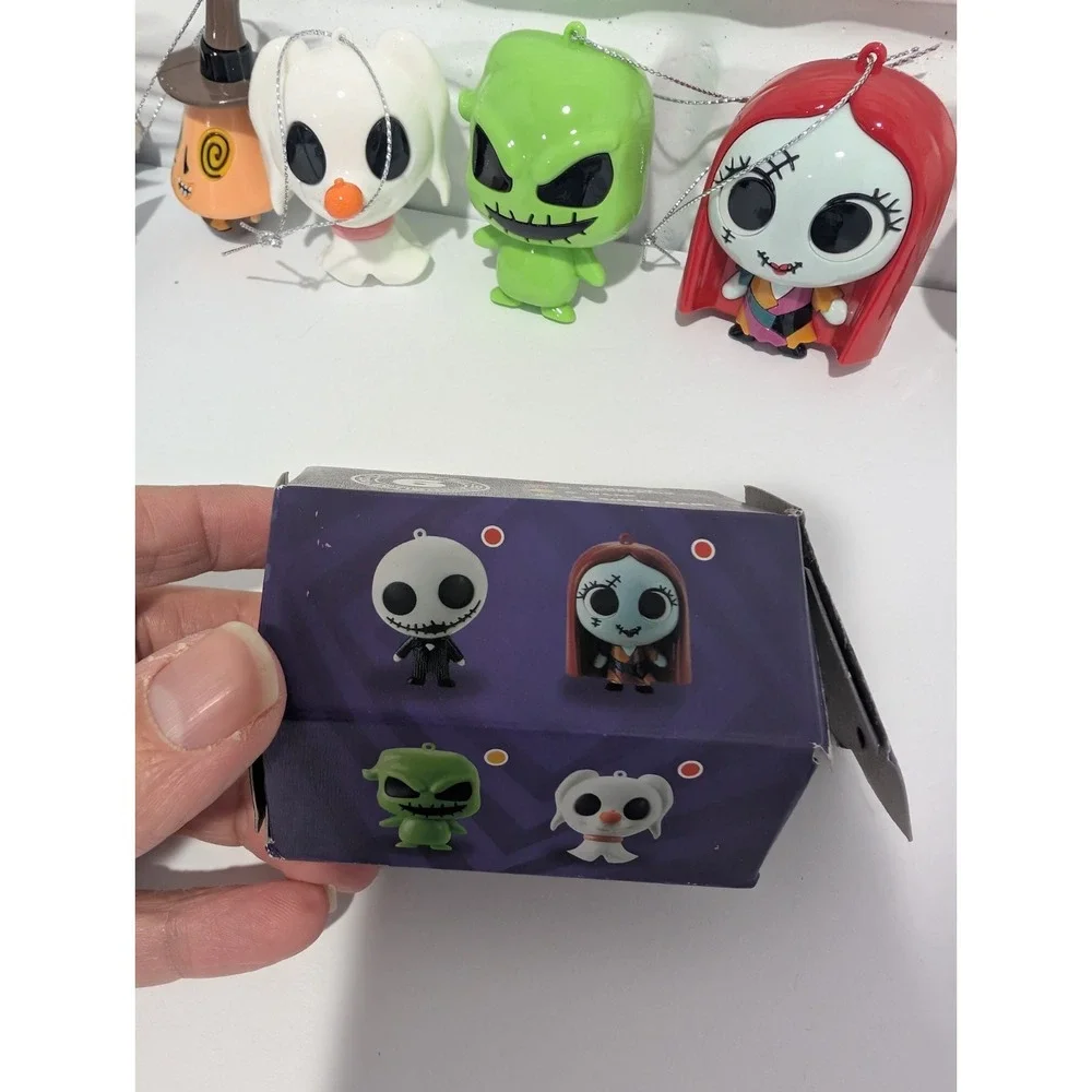 NEW Opened 2025 Hallmark Set 5 Nightmare Before Christmas Mystery Ornaments